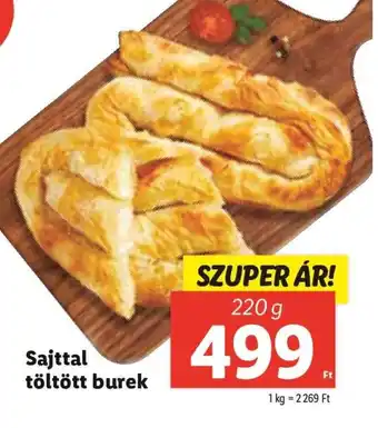 Lidl Sajttal töltött burek 220 g ajánlat
