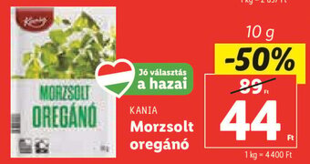 Lidl Kania Morzsolt oregánó 10 g ajánlat
