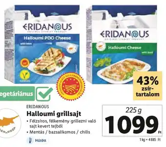 Lidl Eridanous Halloumi grillsajt 225 g ajánlat