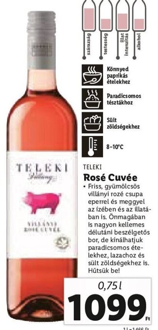 Lidl Teleki Rosé Cuvée 0,75 l ajánlat