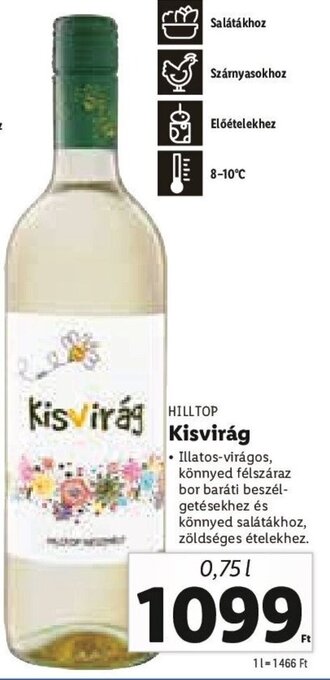 Lidl Hilltop Kisvirág 0,75 l ajánlat