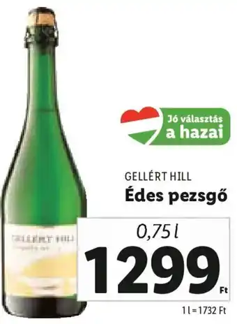Gellért Hill Édes pezsgő 0,75 l