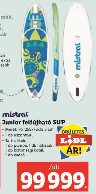 Mistral Junior felfújható SUP 1 db