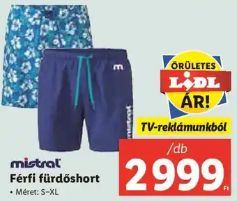 Lidl Mistral Férfi fürdőshort 1 db ajánlat