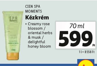 Lidl Cien Spa moments Kézkrém 70 ml ajánlat