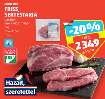ALDI Húsmester Friss sertéstarja 1 kg ajánlat