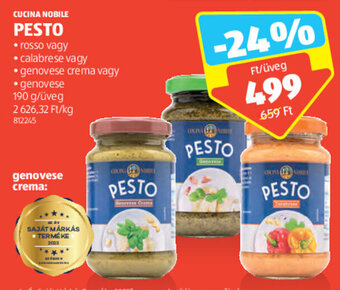 ALDI Cucina Nobile Pesto 190 g ajánlat