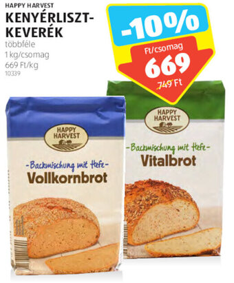 ALDI Happy Harvest Kenyérliszt- keverék 1 kg ajánlat
