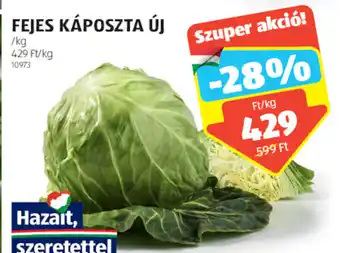 ALDI Fejes káposzta új 1 kg ajánlat