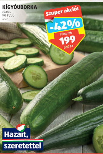ALDI Kígyóuborka 1 db ajánlat