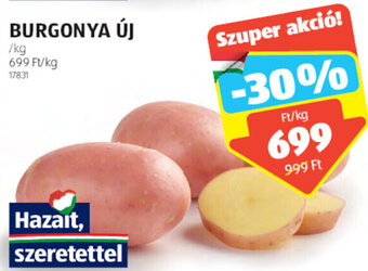 ALDI Burgonya új 1 kg ajánlat