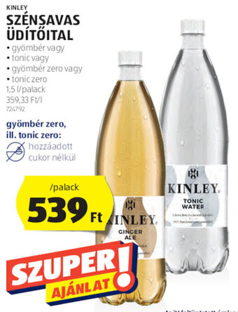 ALDI Kinley Szénsavas üdítőital 1,5 l ajánlat
