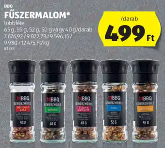 ALDI Bbq Fűszermalom 40 - 65 g ajánlat