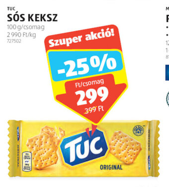 ALDI Tuc Sós keksz 100 g ajánlat