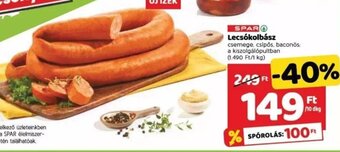 Spar Spar Lecsókolbász 10 dkg ajánlat