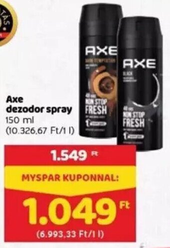 Spar Axe dezodor spray 150 ml ajánlat