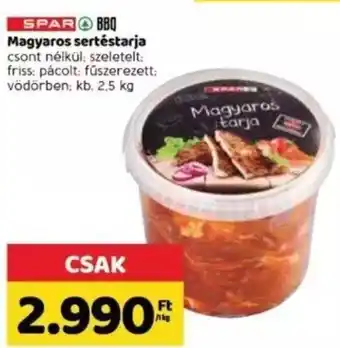 Spar Spar Magyaros tarja 2,5 kg ajánlat