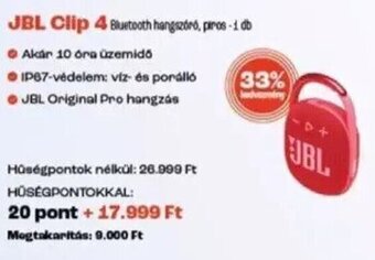 Spar Jbl Clip 4 1 db ajánlat