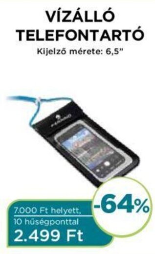 Vízálló telefontartó 1 db