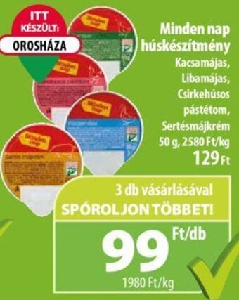 Coop Minden nap húskészítmény 50 g ajánlat