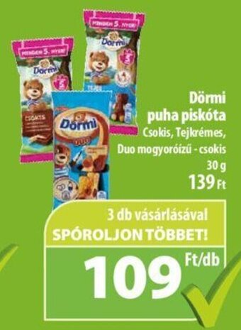 Dörmi Puha piskóta 30 g