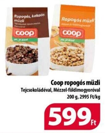 Coop Coop ropogós müzli 200 g ajánlat