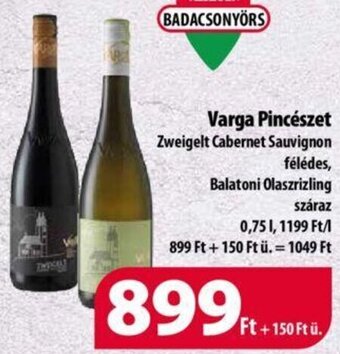 Coop Varga Pincészet 0,75 l ajánlat