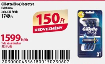 Coop Gillette Blue3 borotva 3 db ajánlat