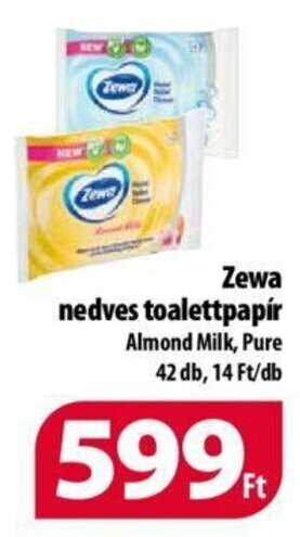 Coop Zewa Nedves toalettpapír 42 db ajánlat