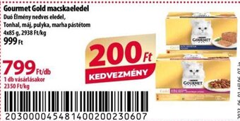 Gourmet Gold macskaeledel 4 x 85 g