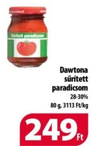 Dawtona sűrített paradicsom 80 g