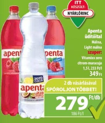 Coop Apenta üdítőital 1,5 l ajánlat