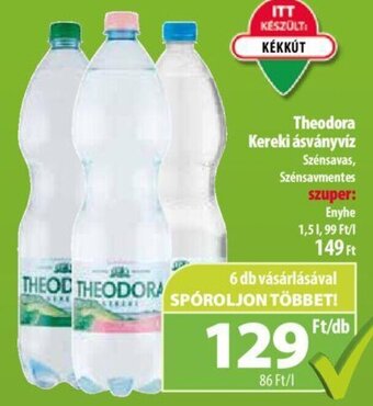 Coop Theodora Kereki ásványvíz 1,5 l ajánlat