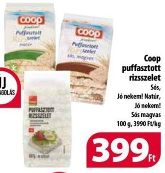 Coop Coop puffasztott rizsszelet 100 g ajánlat