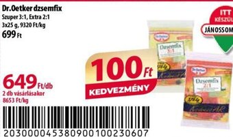 Coop Dr.Oetker dzsemfix 3 x 25 g ajánlat