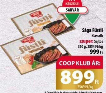 Coop Sága Füstli 350 g ajánlat