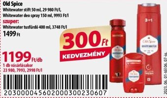 Coop Old Spice 50 - 400 ml ajánlat