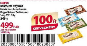 Coop Konafetto ostyarúd 140 g ajánlat