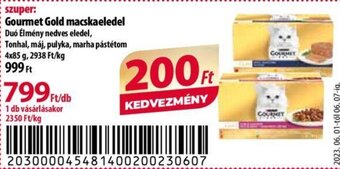 Gourmet Gold macskaeledel 4 x 85 g