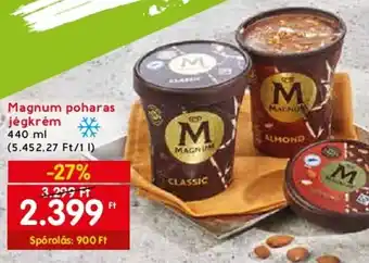 Spar Magnum poharas jégkrém 440 ml ajánlat