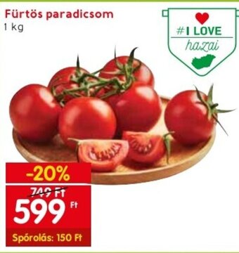 Spar Fürtös paradicsom 1 kg ajánlat