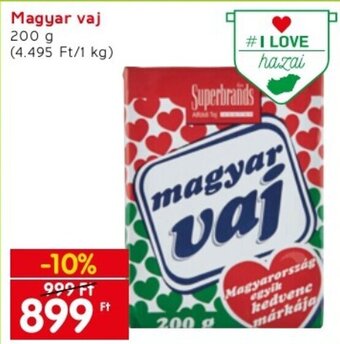 Spar Magyar vaj 200 g ajánlat