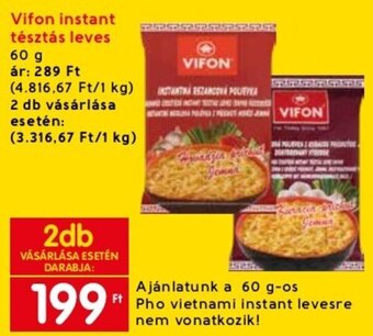 Spar Vifon instant tésztás leves 60 g ajánlat