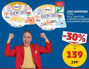 PENNY Sissy Krémtúró 90 g ajánlat