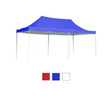 Összecsukható kerti pavilon 3 x 6 m, kék