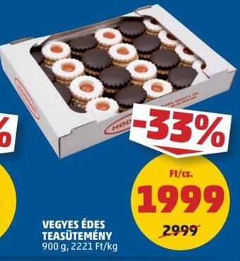 PENNY Vegyes édes teasütemény 900 g ajánlat