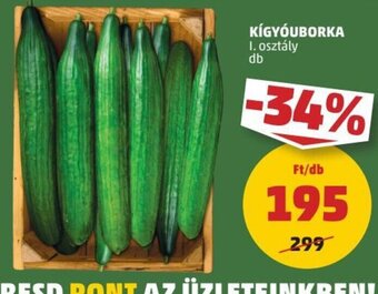 PENNY Kígyóuborka 1 db ajánlat