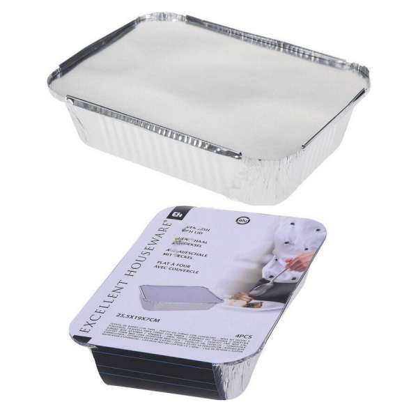NapiKütyü Grill tál 25,5x19x7 cm 4 db-os ajánlat