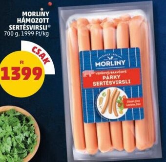 PENNY Morliny Hámozott sertésvirsli 700 g ajánlat