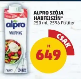 PENNY Alpro Szója habtejszín 250 ml ajánlat